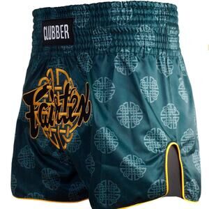 NWOT FAIRTEX Muay Thai Boxing Shorts in Green China Style BS1915  Size Medium
